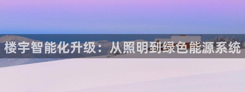 楼宇智能化升级:从照明到绿色能源系统