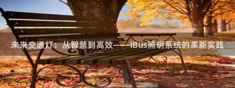 未来交通灯:从智慧到高效——iBus照明